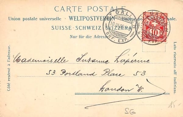 St.Gallen, von der Falkenburg gesehen