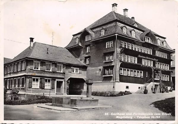 Mogelsberg, Gasthaus und Ferienkolonie zum Rössli