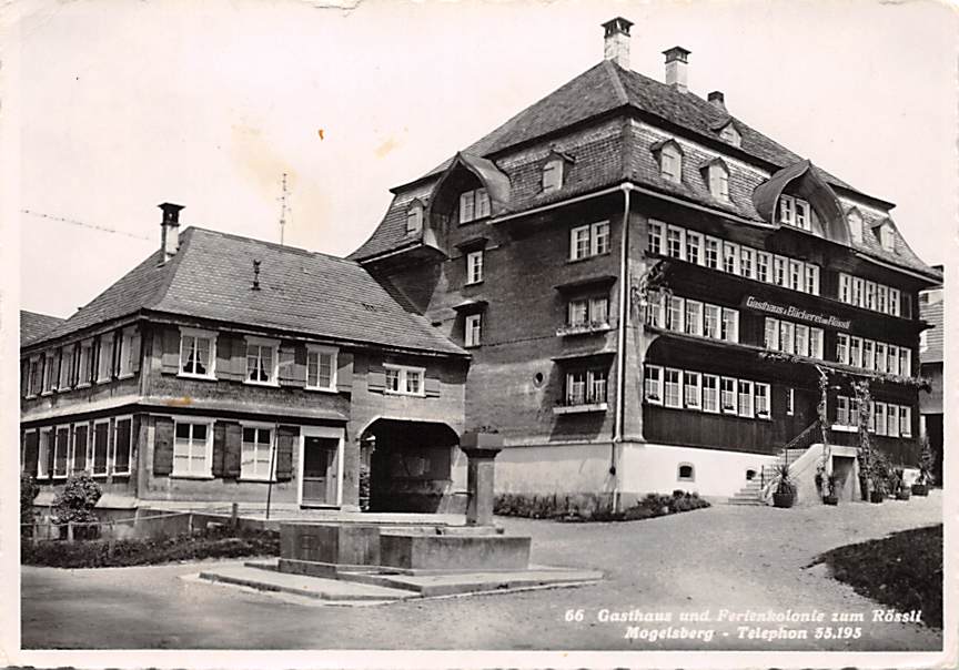 Mogelsberg, Gasthaus und Ferienkolonie zum Rössli