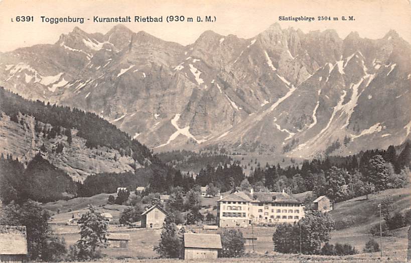 Ennetbühl, Toggenburg, Kuranstalt Rietbad