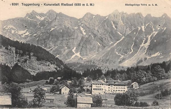 Ennetbühl, Toggenburg, Kuranstalt Rietbad