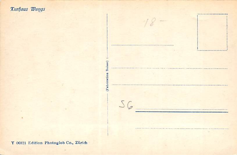 Wangs, Kurhaus Wangs