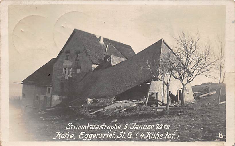 Eggersriet, Sturmkatastrophe 05.01.1919