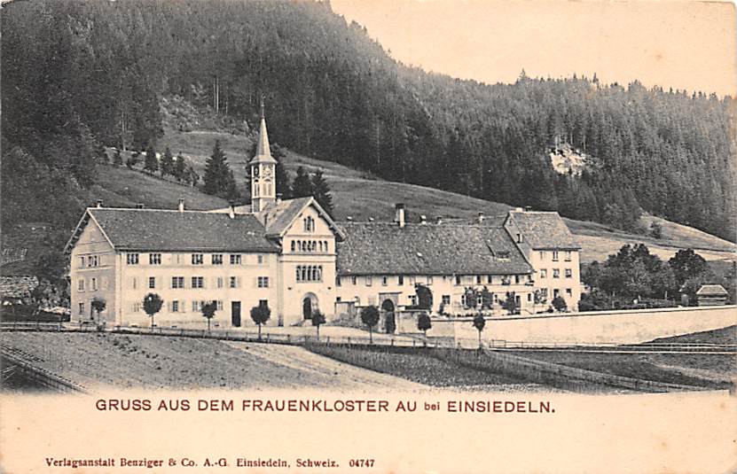 Trachslau bei Einsiedeln, Gruss aus dem Frauenkloster