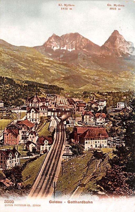 Goldau, Gotthardbahn