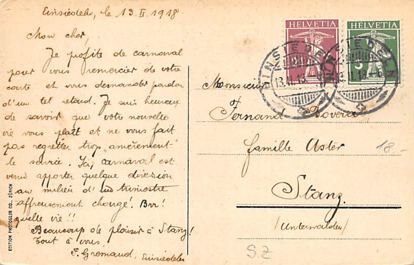 Einsiedeln, das Kloster von der Rückseite