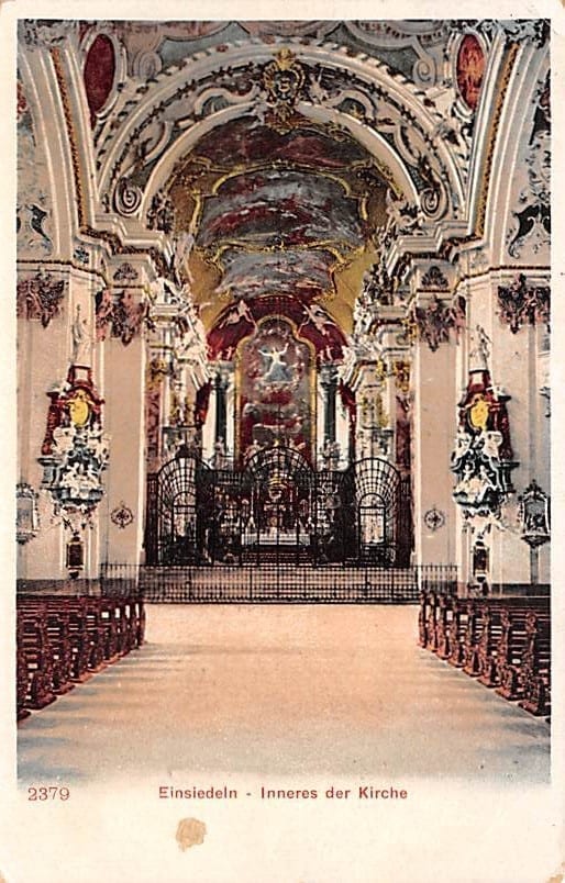 Einsiedeln, Inneres der Kirche