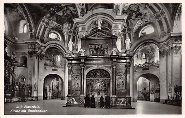 Einsiedeln, Kirche mit Gnadenaltar