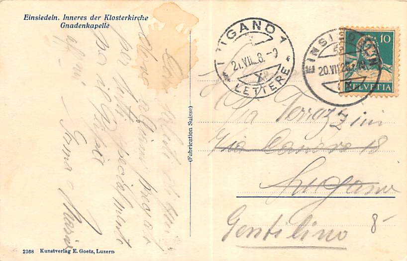 Einsiedeln, Inneres der Klosterkirche