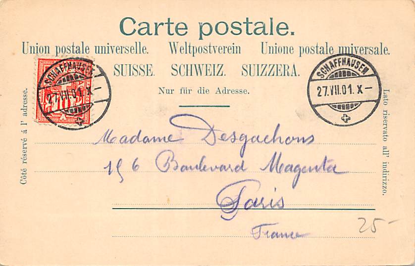 Schaffhausen, Vorstadt - Bahnbrücke