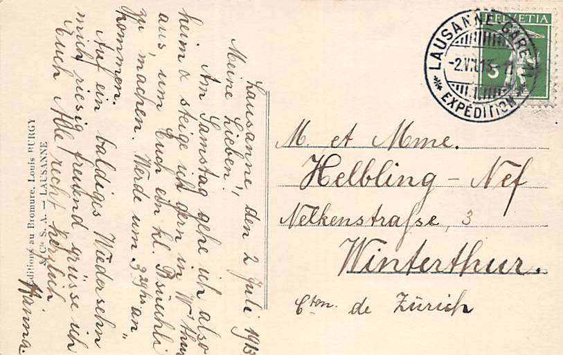 Lausanne, Vue Générale