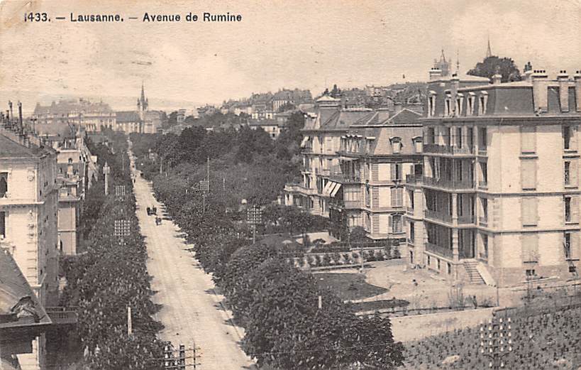 Lausanne, Avenue de Rumine