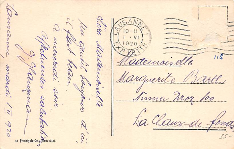 Lausanne, Avenue de Rumine