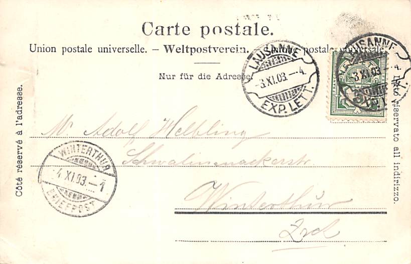 Lausanne, Place Bel Air