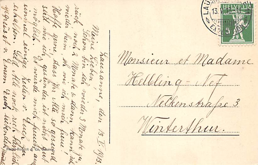 Lausanne, Place et Eglise St-Francois