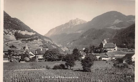 Aigle, et le Chamossaire