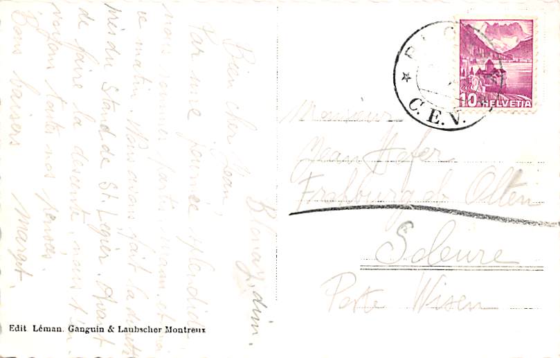 Blonay, Le Chateau et les Dents du Midi