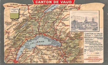 Waadt, Panoramakarte