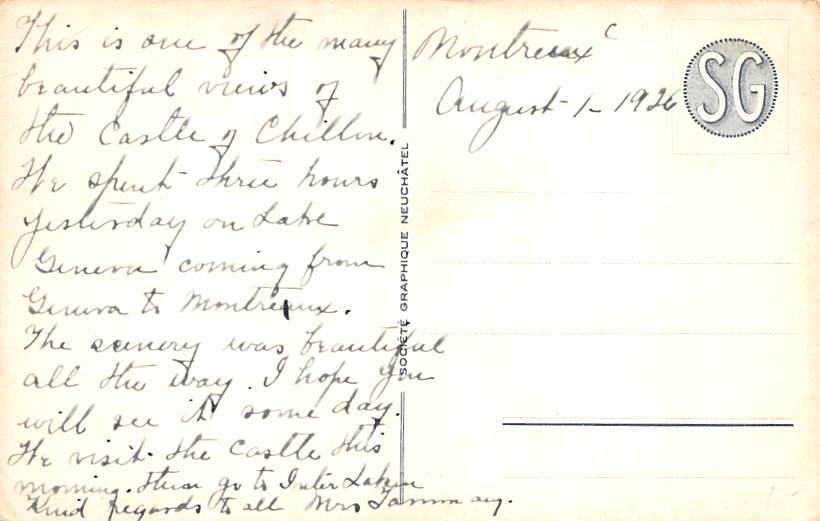 Chillon, Chateau Chillon et la Dents du Midi