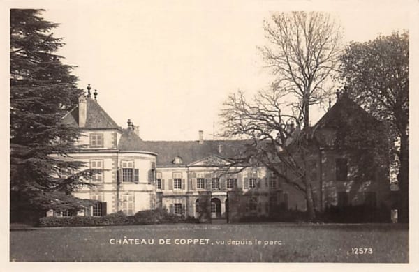 Coppet, Chateau de Coppet, vu depuis le parc