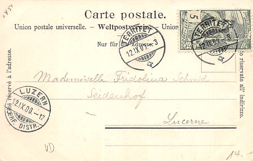 Glion, et la Dent du Midi