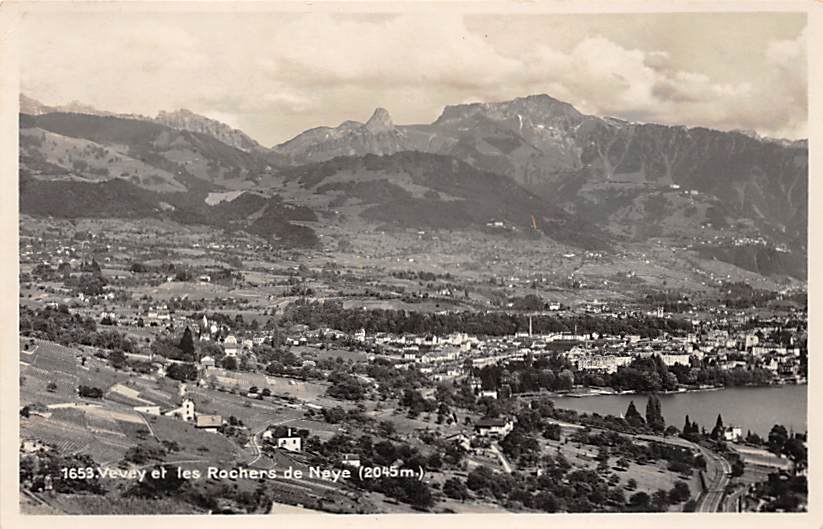 Vevey, et les Rochers de Naye