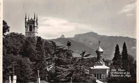 Vevey, St. Martin et les Rochers de Naye