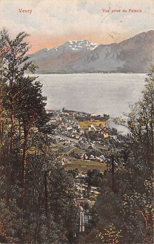 Vevey, Vue prise du Pelerin