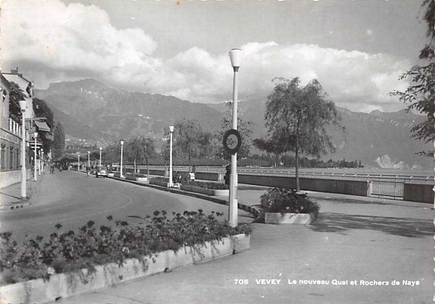 Vevey, Le nouveau Quai er Rochers de Naye