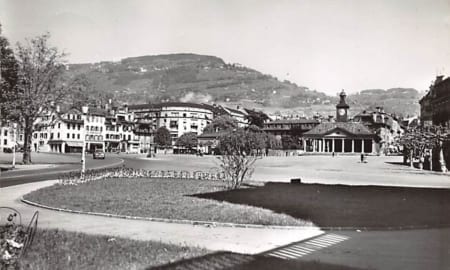 Vevey, Place du Marché et Mont Pélerin