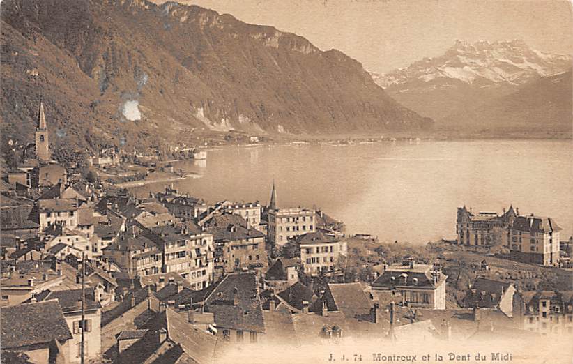 Montreux, et la Dent du Midi