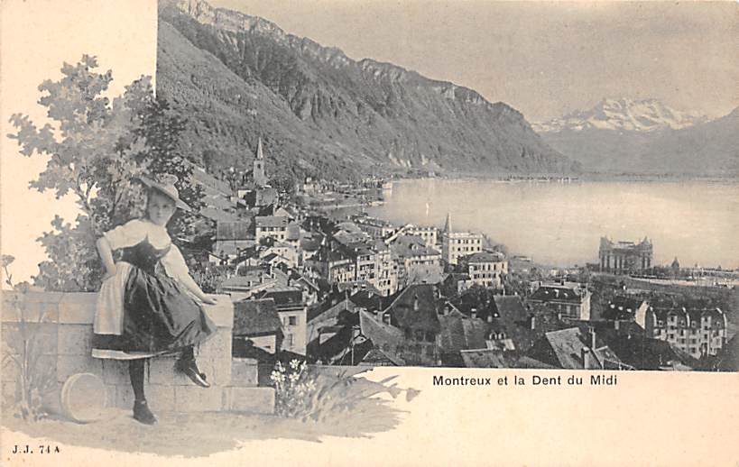 Montreux,  et la Dent du Midi