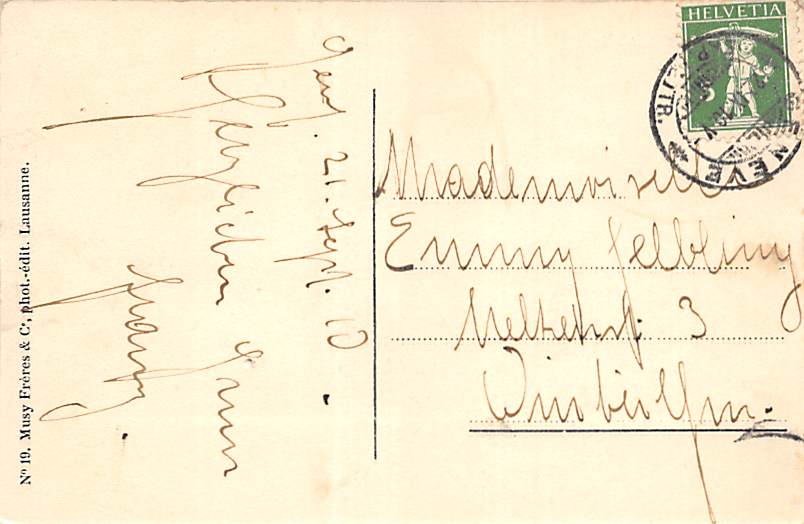 Ouchy, et les Montagnes de Savoie