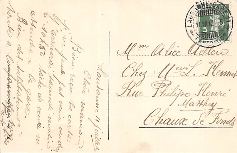 Ouchy, et les Montagnes de Savoie