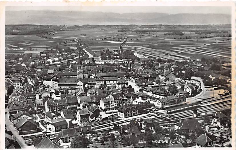 Payerne, vu d'avion