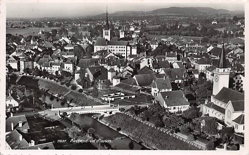 Payerne, vu d'avion