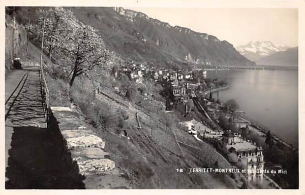 Territet, Montreux, et les Dents du Midi