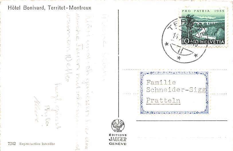 Territet, Hotel Bonivard