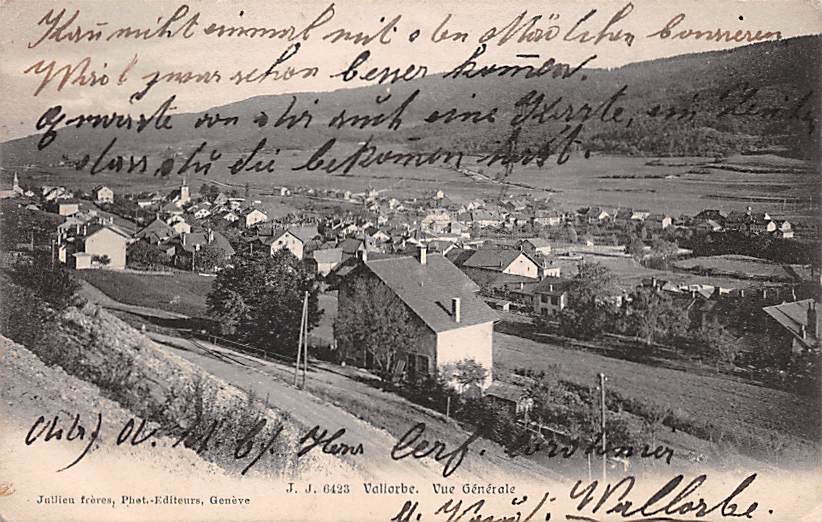 Vallorbe, Vue Générale