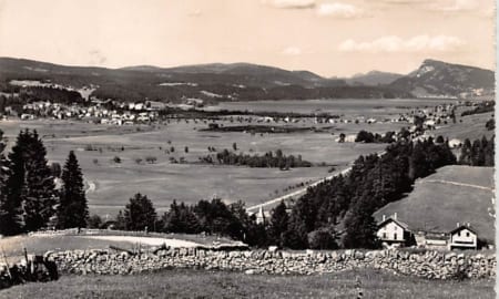 Vallée de Joux, vue de la route du Marchairuz
