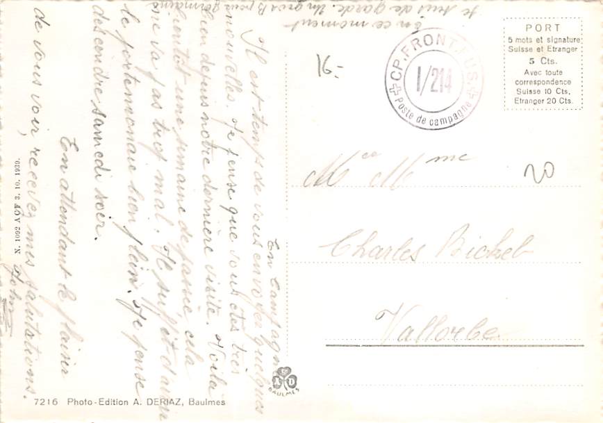 Vaulion, et le Plane