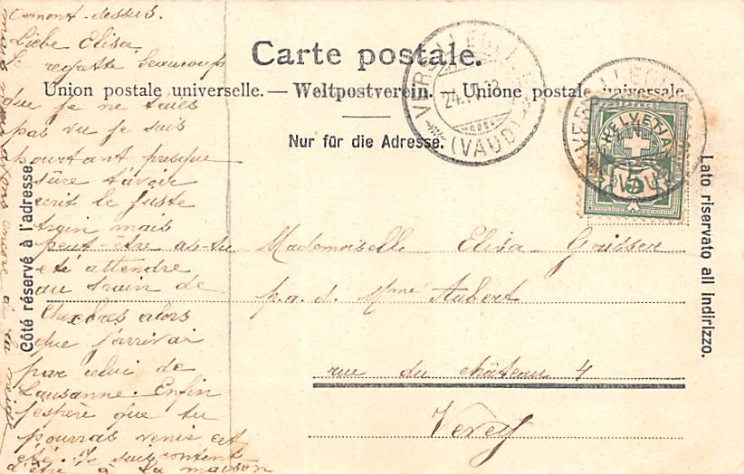 Vers L'Eglise, Ormonts-dessous et le pic du Scex rouge