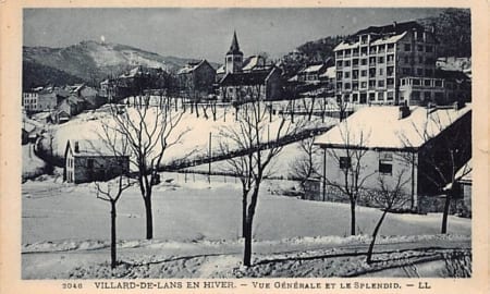 Villard-de-lans en hiver, Vue générale