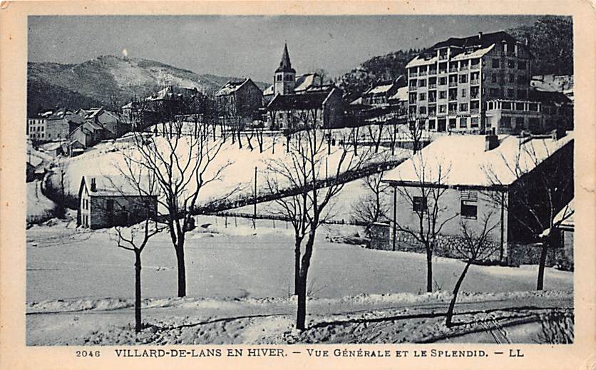 Villard-de-lans en hiver, Vue générale
