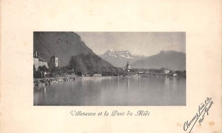 Villeneuve, et la Dent du Midi