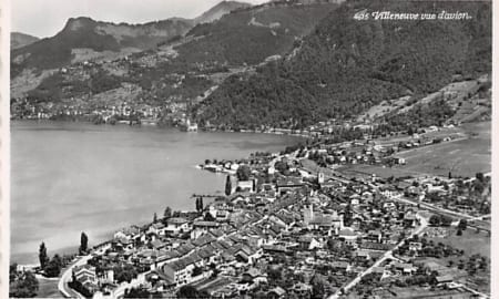 Villeneuve, vue d'avion