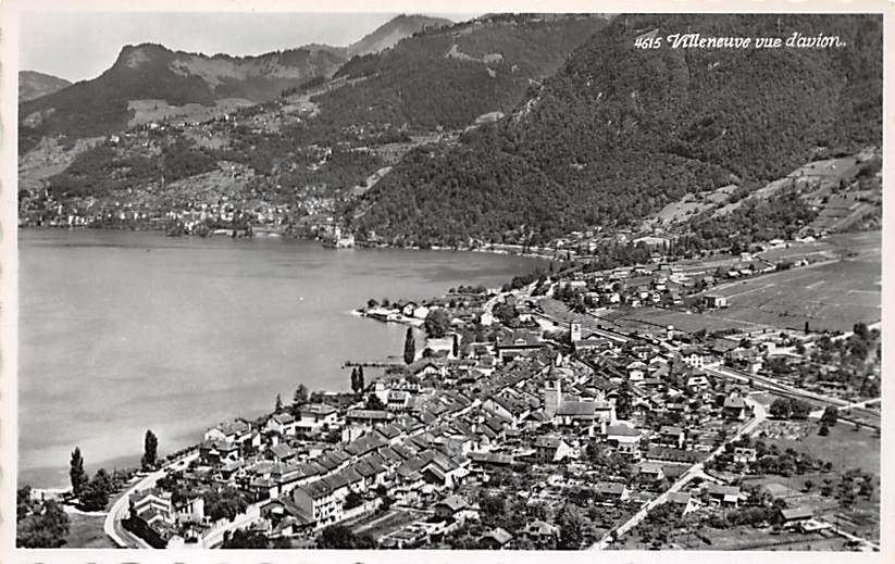 Villeneuve, vue d'avion