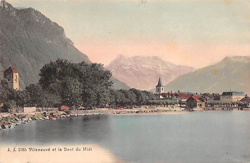 Villeneuve, et la Dent du Midi