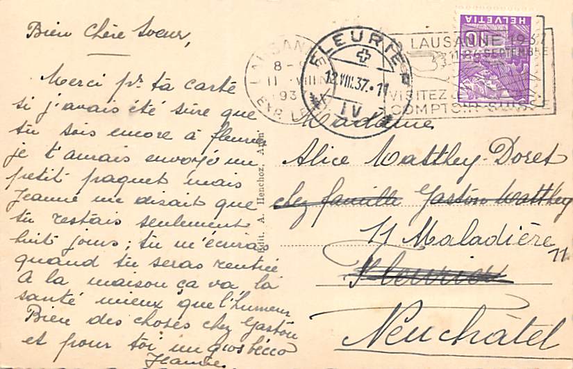 Villette, et les Alpes de Savoie