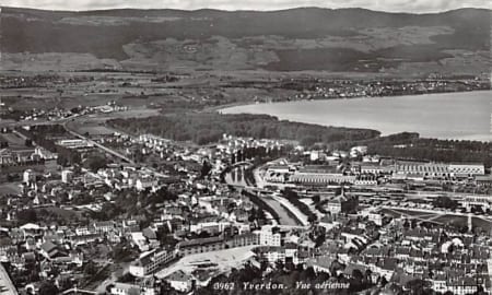 Yverdon, Vue aérienne